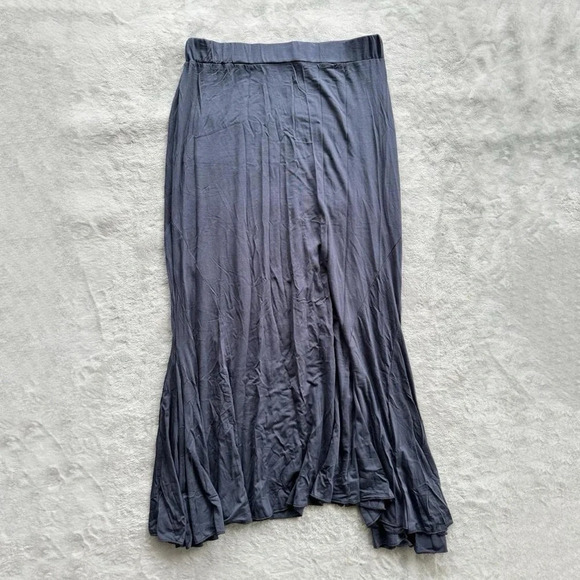 Vintage Dresses & Skirts - NWT VTG Deadstock Navy blue cotton maxi skirt with a flowy, boho fairy core vibe